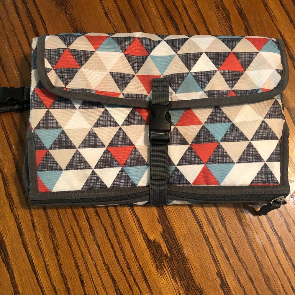 Baby Changing Pad Organizer Skip Hop Portable Folding Diaper Pad Geometric